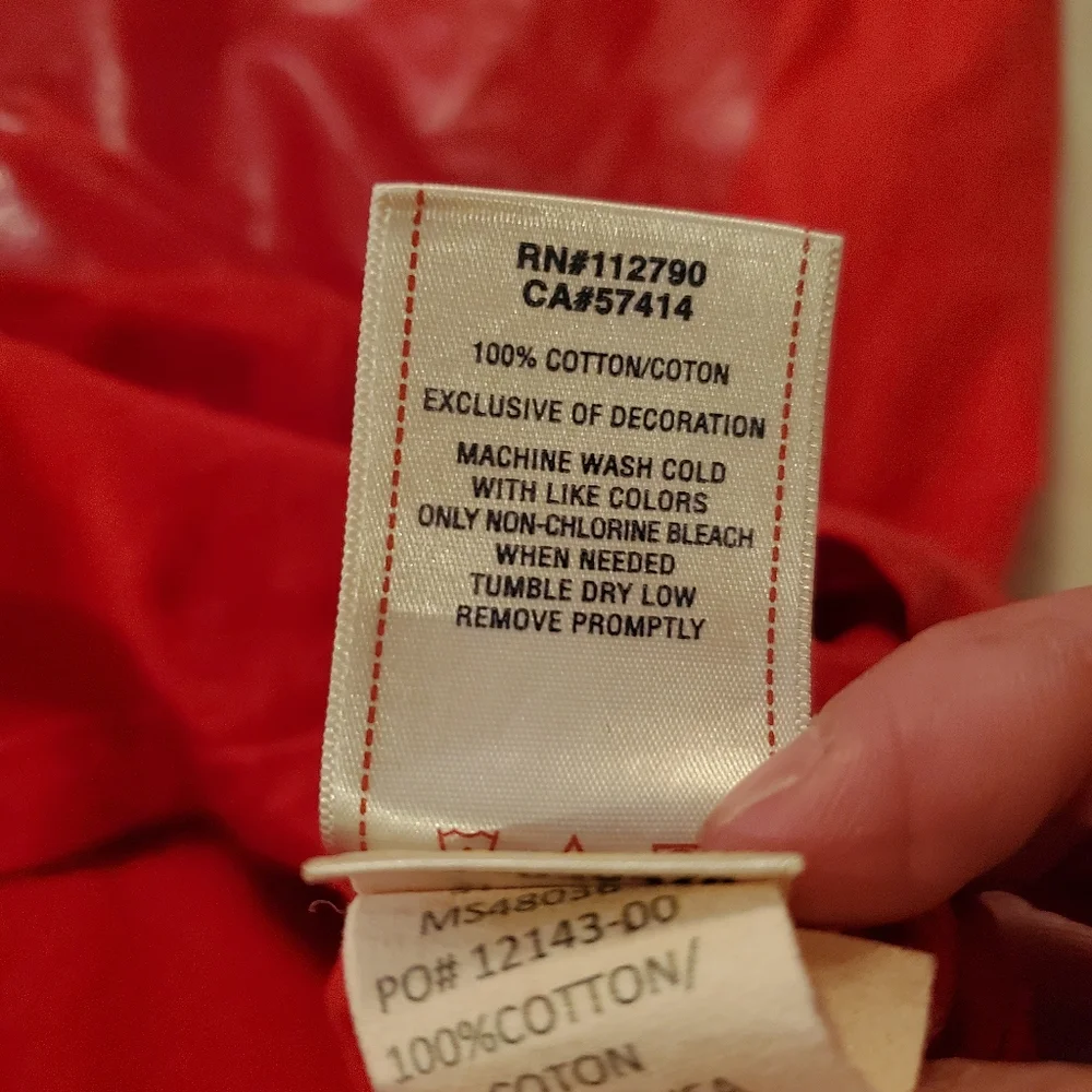 True Religion Men's T-Shirt Red Sz XL EUC